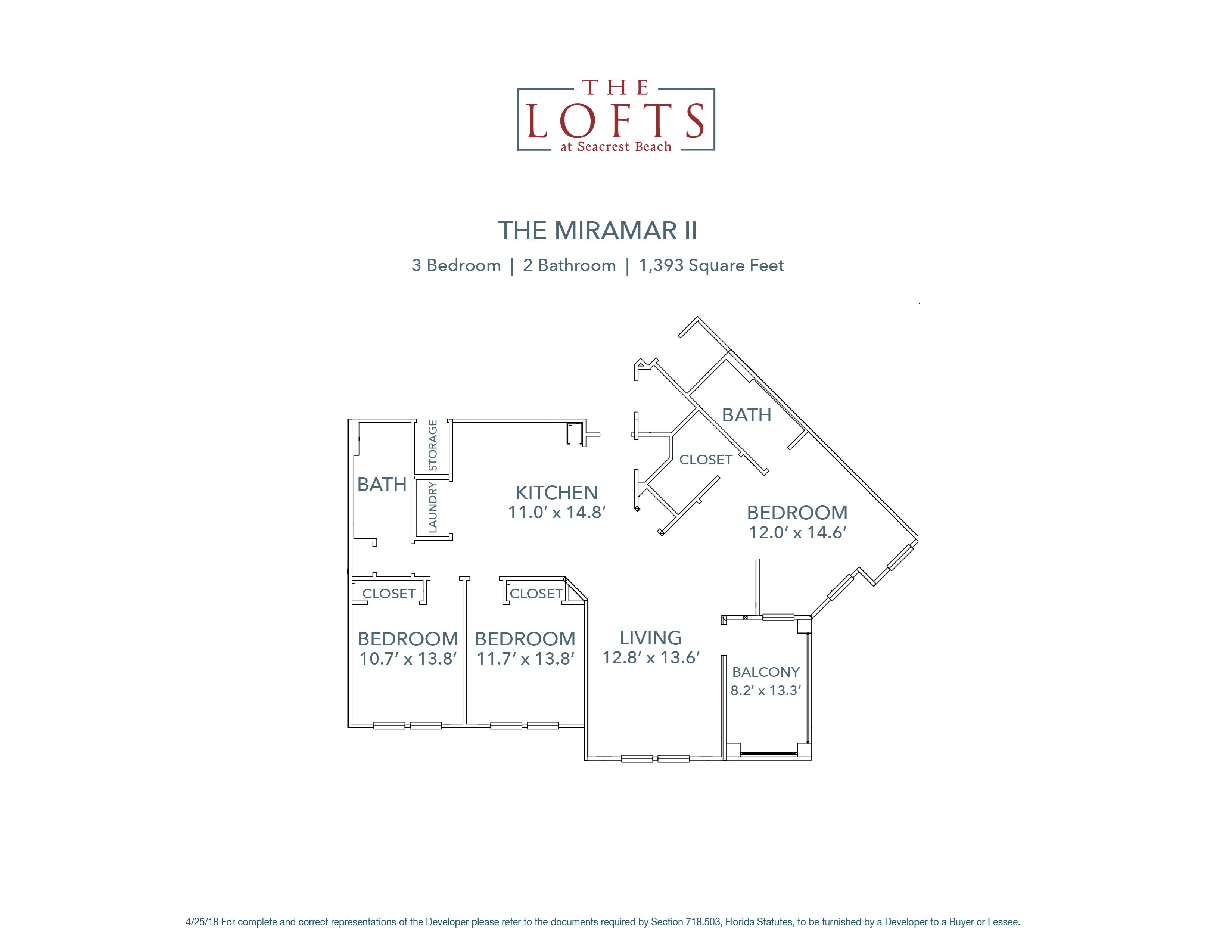 The Miramar II Floor Plan 15